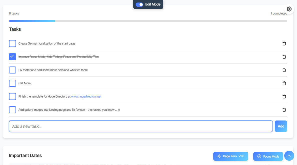 Task Management